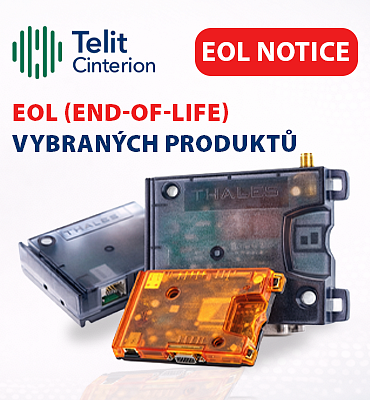 Powiadomienie o zakończeniu cyklu życia (EOL) wybranych produktów terminalowych Telit Cinterion