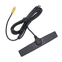 Antenna WiFi Adhesive, 2.4/5.8GHz, 2.5dBi, SMA(m), yellow shrink tube, RG174/3m