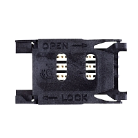 SIM card reader, tip out (Amphenol FCI 7111S2015X02LF)