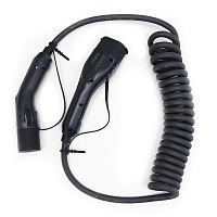 Charging cable - Type 2 / Type 2, 3x16A, 400V, 5m/3m, spiral