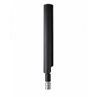Antenna WIFI 6E Connector Mount FLAT 979L, 2.4–7.1 GHz, 90°/180°, 3 dBi, QMA(m), Black