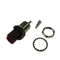 FAKRA(m) bulkhead front, 1.13-1.37 D, Bordeaux