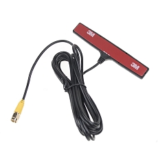 Antenna WiFi Adhesive, 2.4/5.8GHz, 2.5dBi, SMA(m), yellow shrink tube, RG174/3m