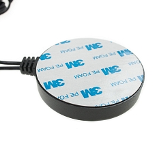 Antenna LTE/GNSS Adhesive R40, 2x SMA(m), 2x RG174/5m