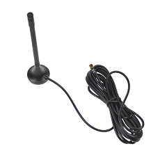 Antenna LTE Magnet Mount 016L, 2 dBi, MCX(m) 90°, RG174/3m