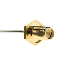 RF cable adaptor U.FL(f) to SMA-RP(pin m) Panel, LP-088, 10 cm