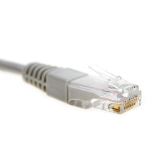 Ethernet cable CAT5e, RJ45/RJ45, Grey, 1.5m