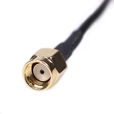 Antenna WiFi Adhesive G017W, 2.4 GHz, 2 dBi, RP-SMA (pin f), RG174/3m