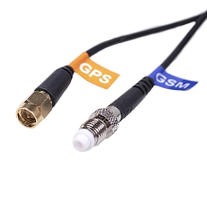 Antenna GSM/GPS Adhesive R30, FME(f)/SMA(m), 2x RG174/5m