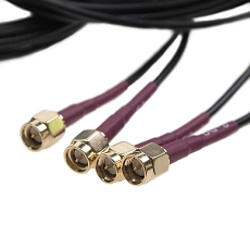 Antenna 5G MIMO Screw Mount G605LM4, 698-3800 MHz, 3.5 dBi, 4x SMA(m), 4x RG174/3m