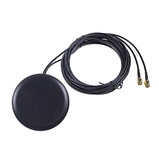 Antenna LTE/GPS Screw Mount B046L, 2x SMA(m), 2x RG174/3m, IP67