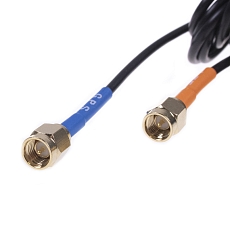 Antenna LTE/GPS Screw Mount R36, 2x SMA(m), 2x RG174/3m