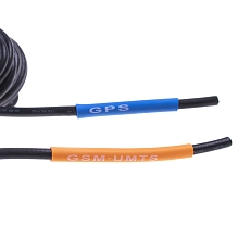 Antenna GSM/GPS Screw Mount R36, 2x RG174/5m, open cable ends, IP67