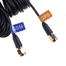 Antenna GSM/GPS Adhesive PUK, 2x SMA(m), 2x RG174/5m