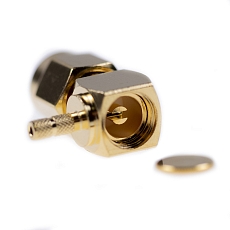 SMA R/A PLUG FOR RG178