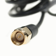 Antenna 868 MHz Screw Mount R36, PUCK, SMA(m), RG174/1,5m, IP67, Rubber Protective Coating