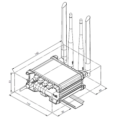 Teltonika LTE Router RUT951 MeiG