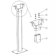 Olife Energy Stand for wall charging station Doublebox