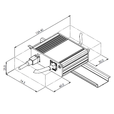 Teltonika TRB140 Gateway, rysunek