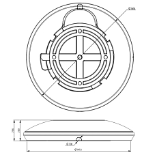 WiFi Access point Teltonika TAP100, drawing