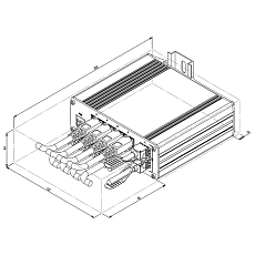 Teltonika Switch PoE TSW212, rysunek