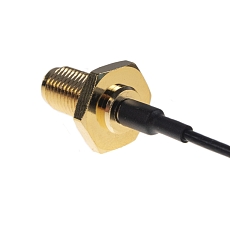 RF cable adaptor U.FL(f) to SMA(f), LP-088, 30 cm, Heat Shrink Tube