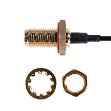 RF cable adaptor U.FL(f) to SMA(f), LP-088, 30 cm, Heat Shrink Tube