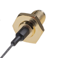 RF cable adaptor U.FL(f) to SMA(f), LP-040, 10 cm, Heat shrink tubing