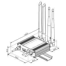 Teltonika router RUT361, rysunek