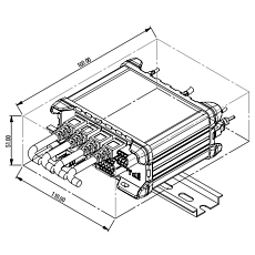 Teltonika LTE Router RUT906, drawing