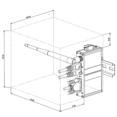 Teltonika LTE Router RUT142, rysunek