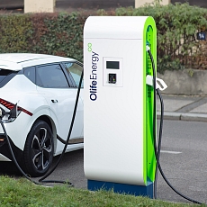 Stacja wolnostojąca Olife Energy DC 80 kW, 2×CCS2 Stacja wolnostojąca Olife Energy DC 80 kW, 2×CCS2