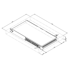 Teltonika Switch SWM281, rysunek Teltonika Switch SWM281, rysunek