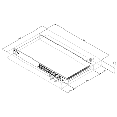 Teltonika Switch SWM280, drawing Teltonika Switch SWM280, drawing
