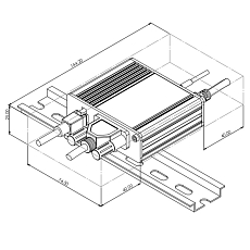 Modem LTE Teltonika TRM142, drawing