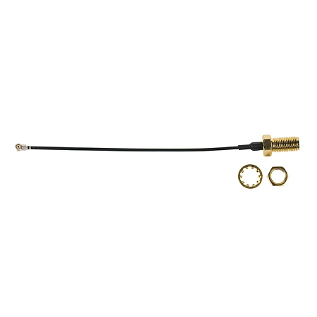 RF cable adaptor U.FL(f) to SMA-RP(pin m)panel H8, LP-088 10 cm