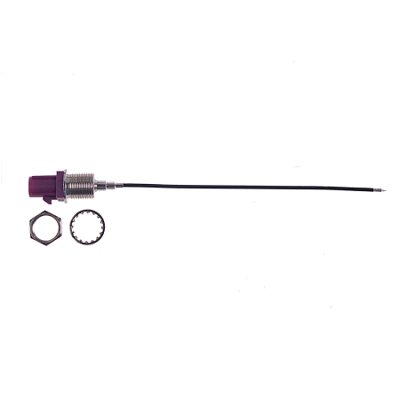 RF cable adaptor FAKRA(m)D/open-end, cable 1.37mm, 95mm visible part
