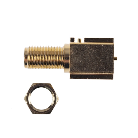 Antenna switch SMA(f) straight EDGE, toothed washer