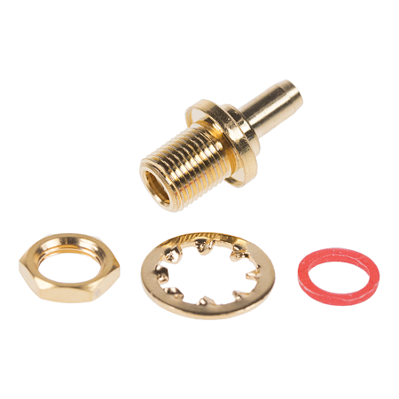 MMCX(f) Bulkhead with O-ring for RG178