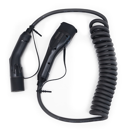 Charging cable - Type 2 / Type 2, 3x16A, 400V, 10m/7m, spiral