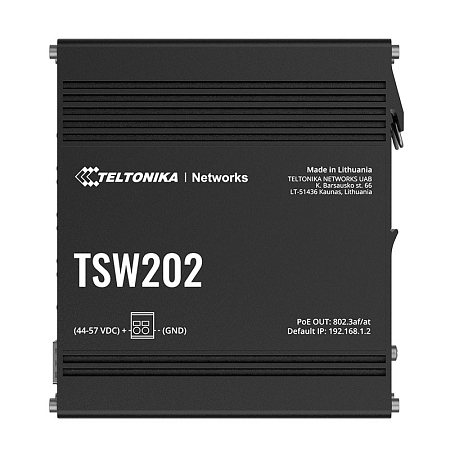 Teltonika Switch TSW202, L2 managed, PoE+