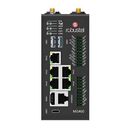Robustel MG460 Maritime Cyber Security Gateway, WiFi, BLE, GNSS